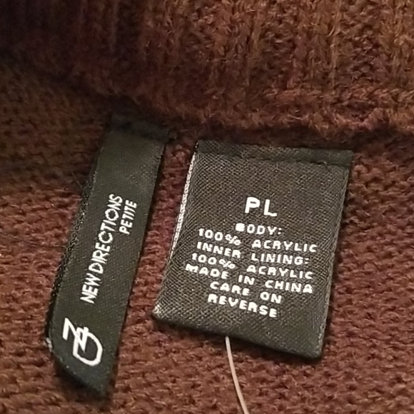 New Directions Petite Sweater.NWT. - Picture 5 of 6
